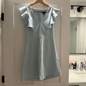 French Connection Light Blue Mini Dress